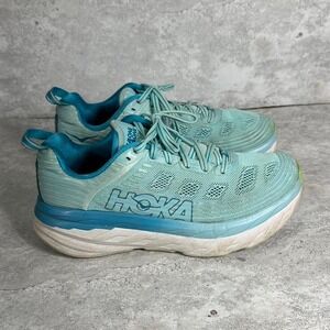 HOKA ONE ONE Women's Size 8.5 - Bondi 6 Running Shoes Sneakers Light Blue